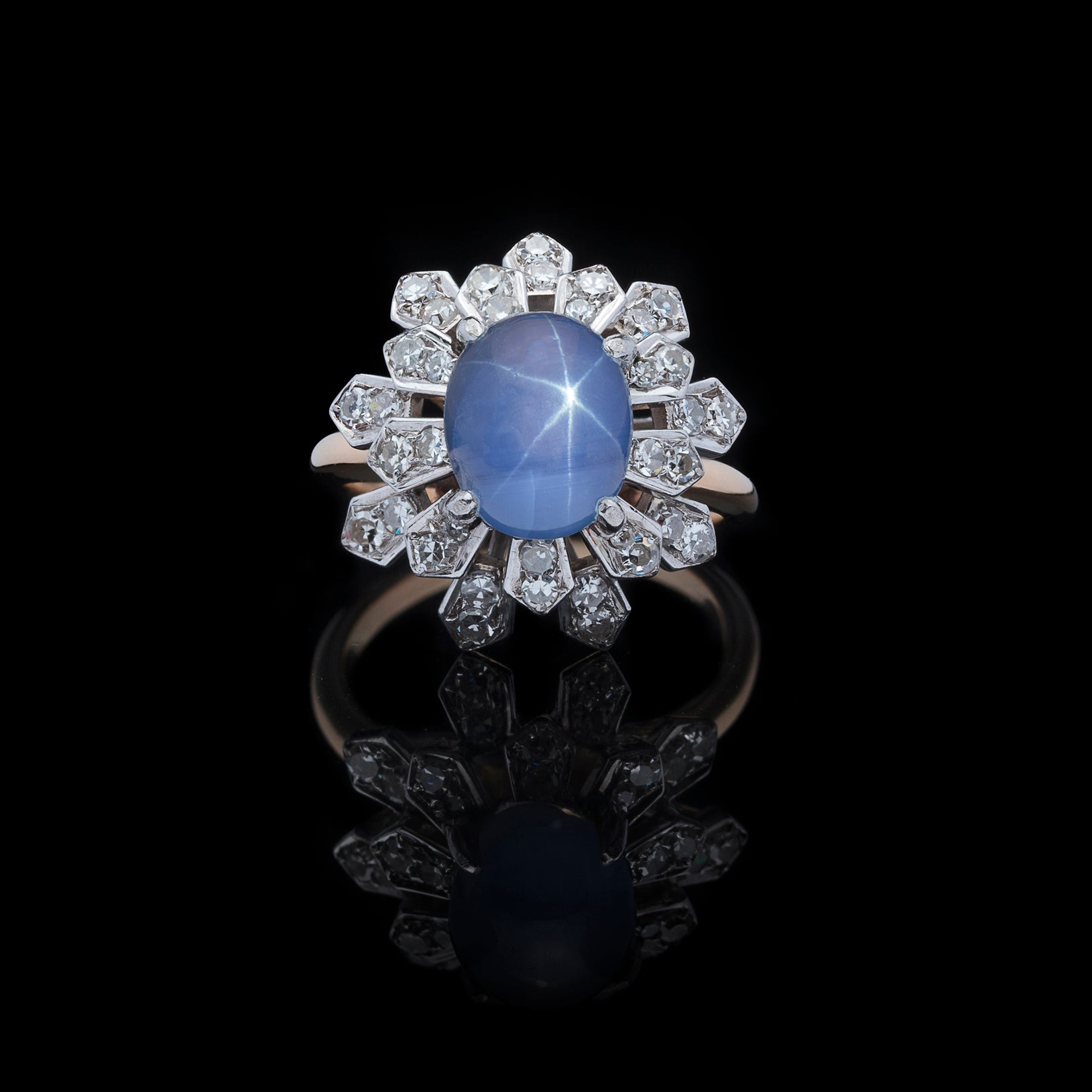 Buy CEYLONMINE-5.25 Ratti Natural Certified Blue Star Sapphire Neelam Ring  for Men and Women Online - Get 63% Off