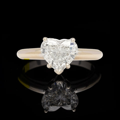 Heart Shaped 1.25-ct Diamond Engagement Ring