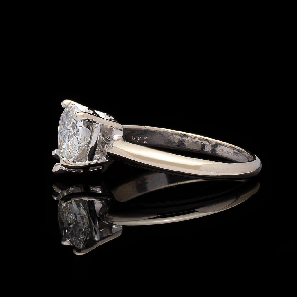Heart Shaped 1.25-ct Diamond Engagement Ring