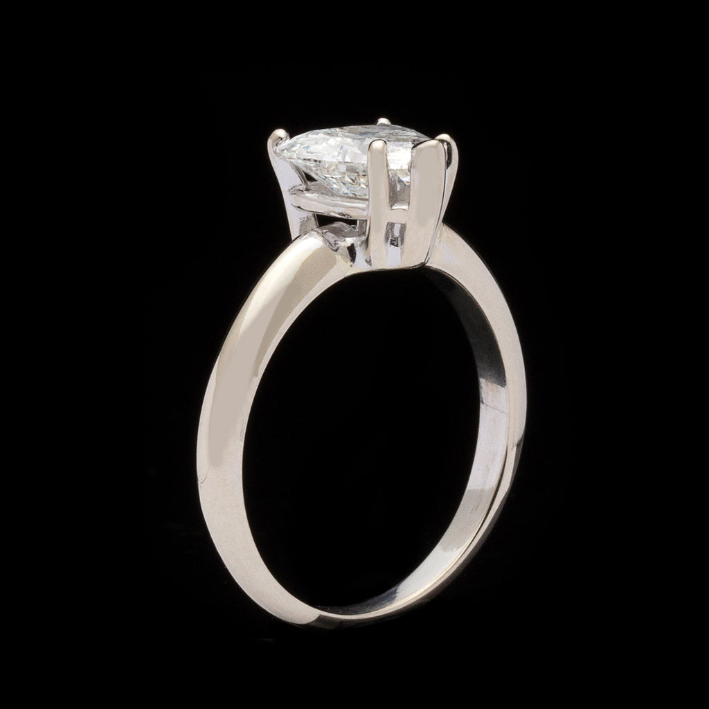 Heart Shaped 1.25-ct Diamond Engagement Ring