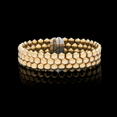 Gubelin 18k Gold Strap Bracelet