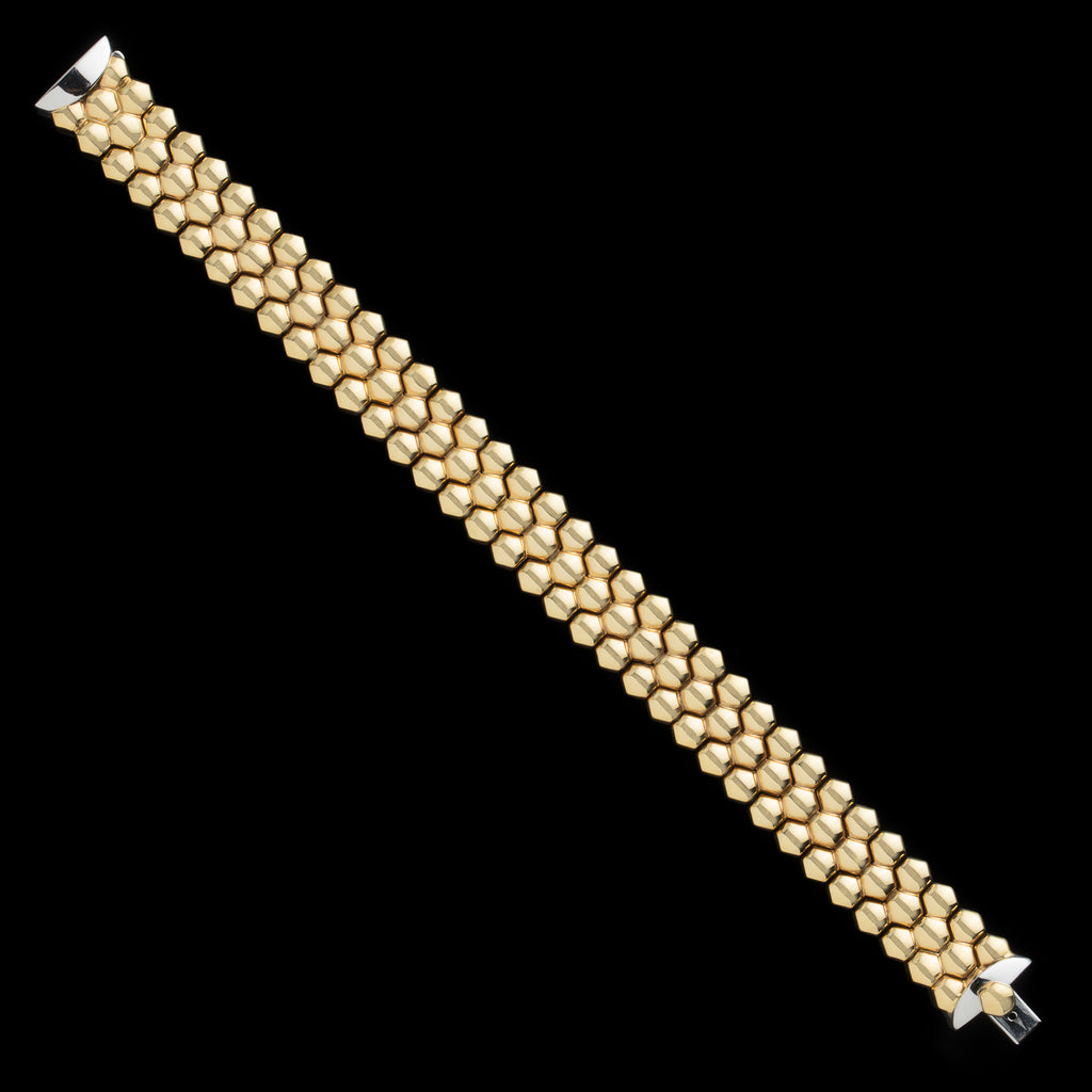 Gubelin 18k Gold Strap Bracelet