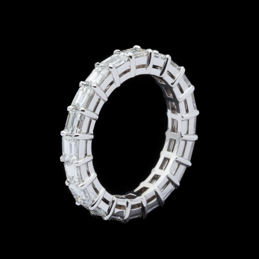 Emerald-Cut Diamond Eternity Band