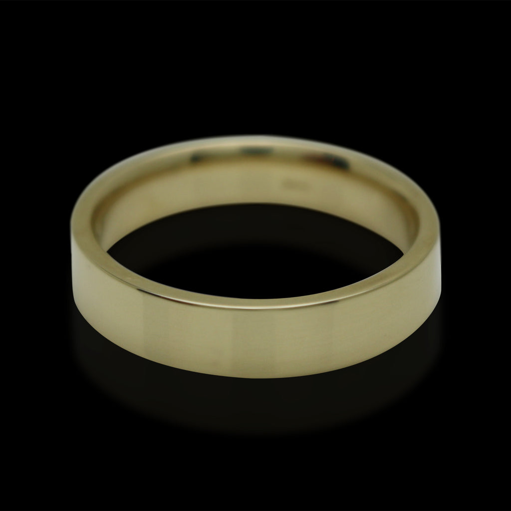 18kt Yellow Gold Men's Band Ring
