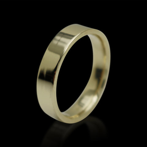 18kt Yellow Gold Men's Band Ring