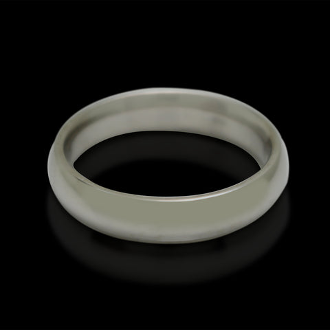 18kt White Gold Men's Band Ring