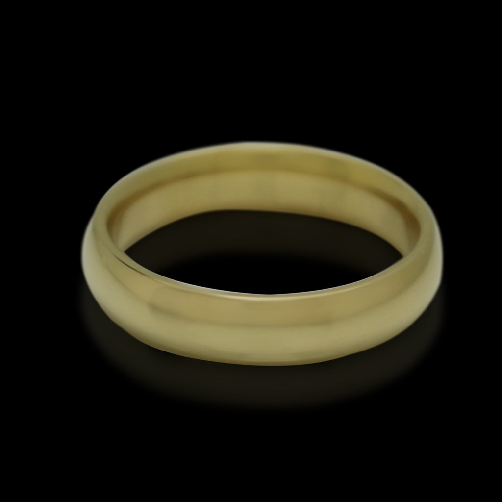 18kt Yellow Gold Men's Band Ring