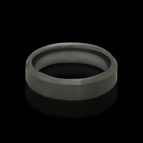 Tungsten Steel Men's Band Ring