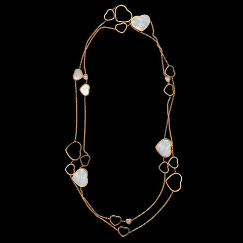 Chopard Happy Diamonds Mother-of-Pearl Heart Necklace
