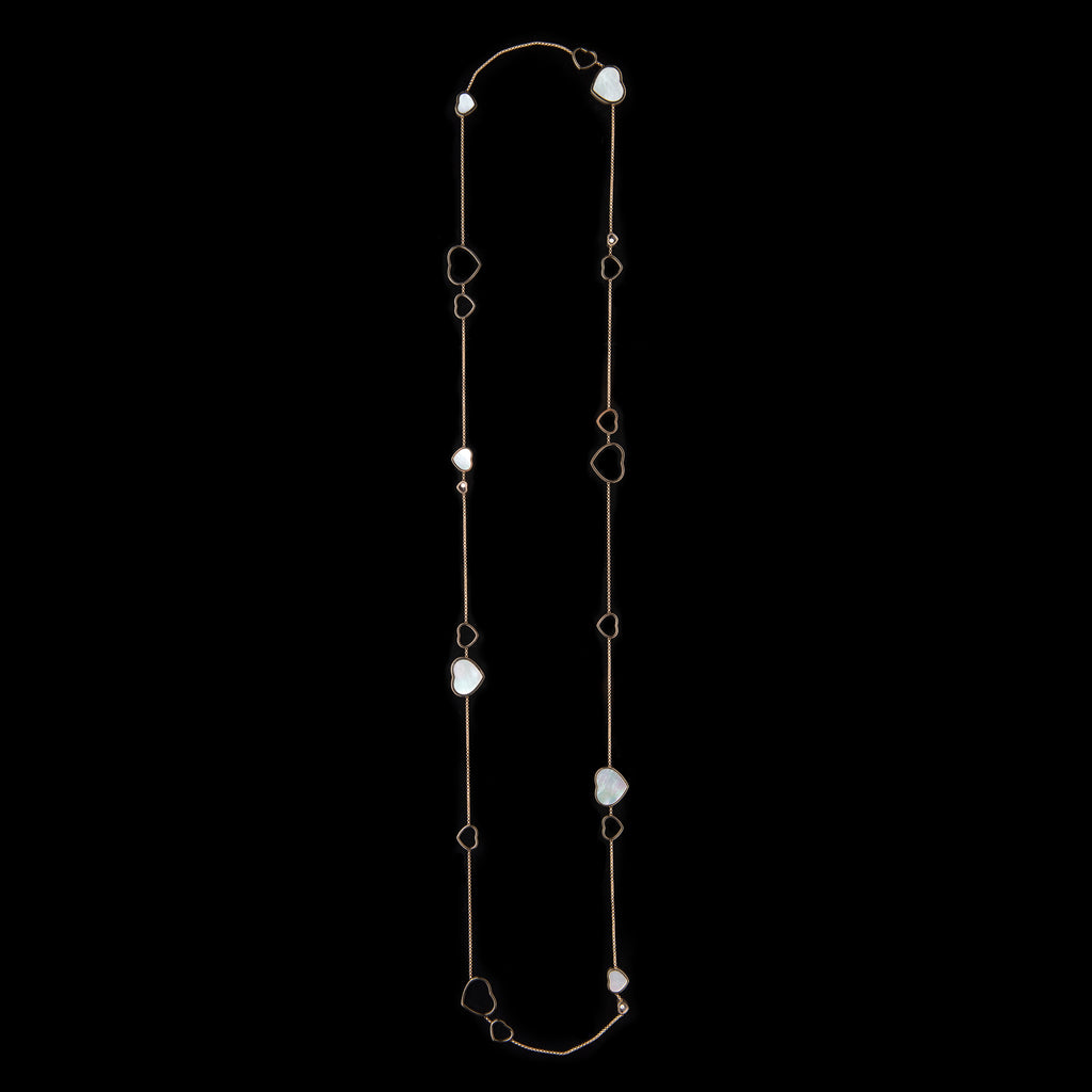 Chopard Happy Diamonds Mother-of-Pearl Heart Necklace