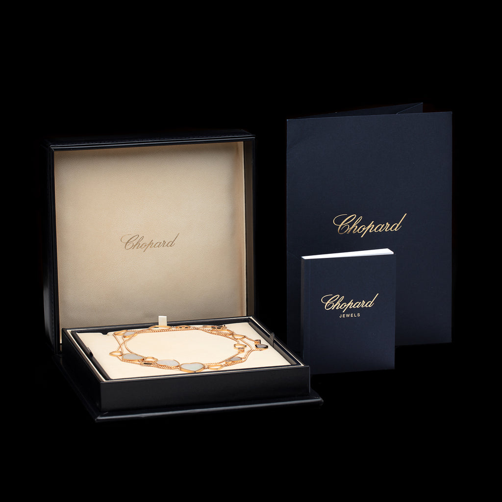 Chopard Happy Diamonds Mother-of-Pearl Heart Necklace