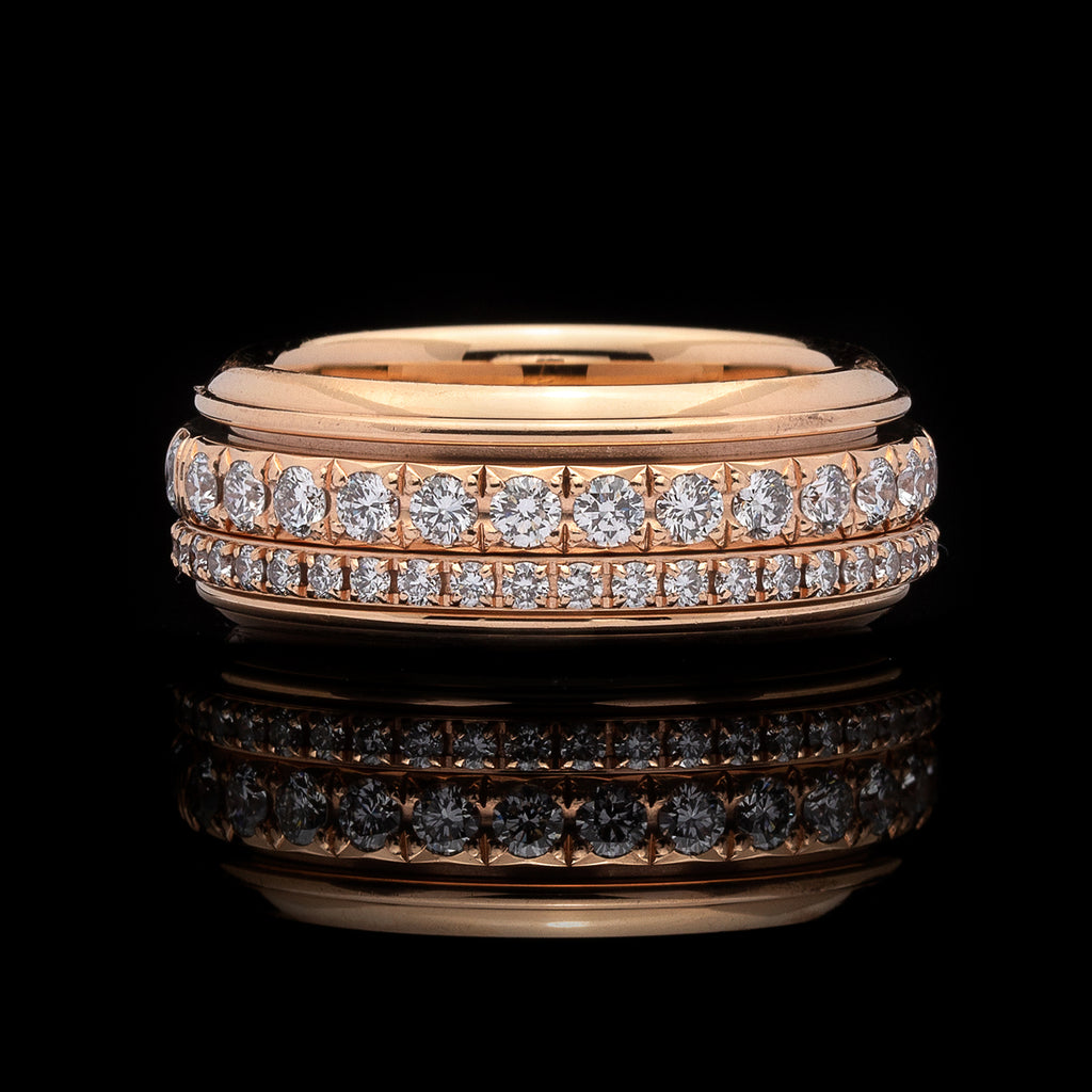 Piaget Diamond & 18k Rose Gold Possession Eternity Ring