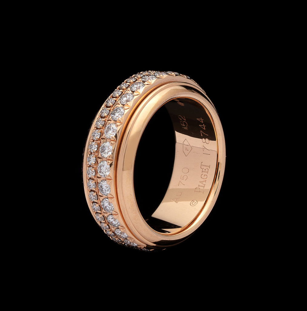 Piaget Diamond & 18k Rose Gold Possession Eternity Ring