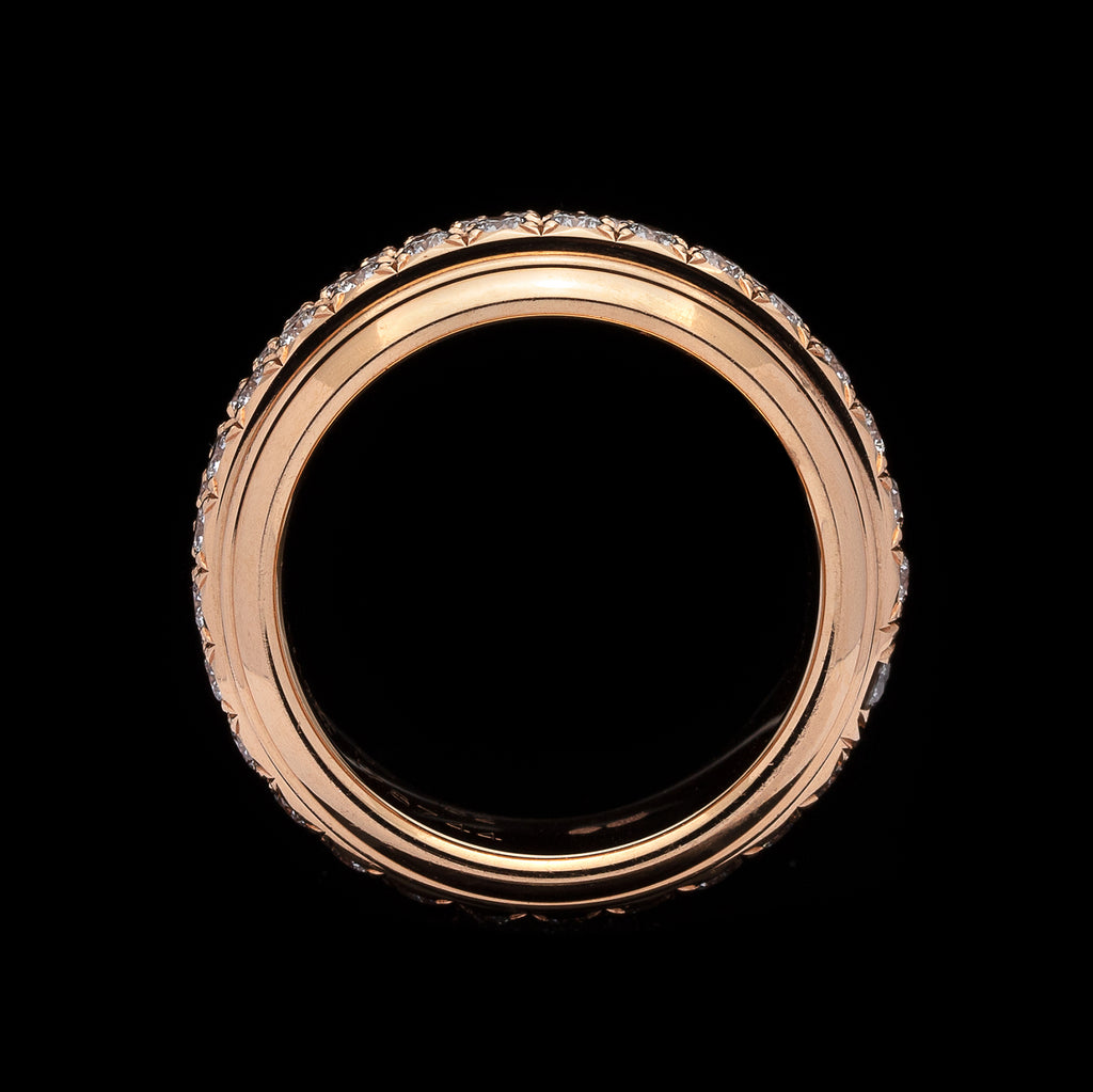 Piaget Diamond & 18k Rose Gold Possession Eternity Ring