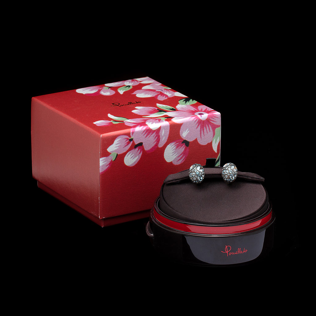 Pomellato 'Taboo' Blue Topaz & 18k Gold Earrings