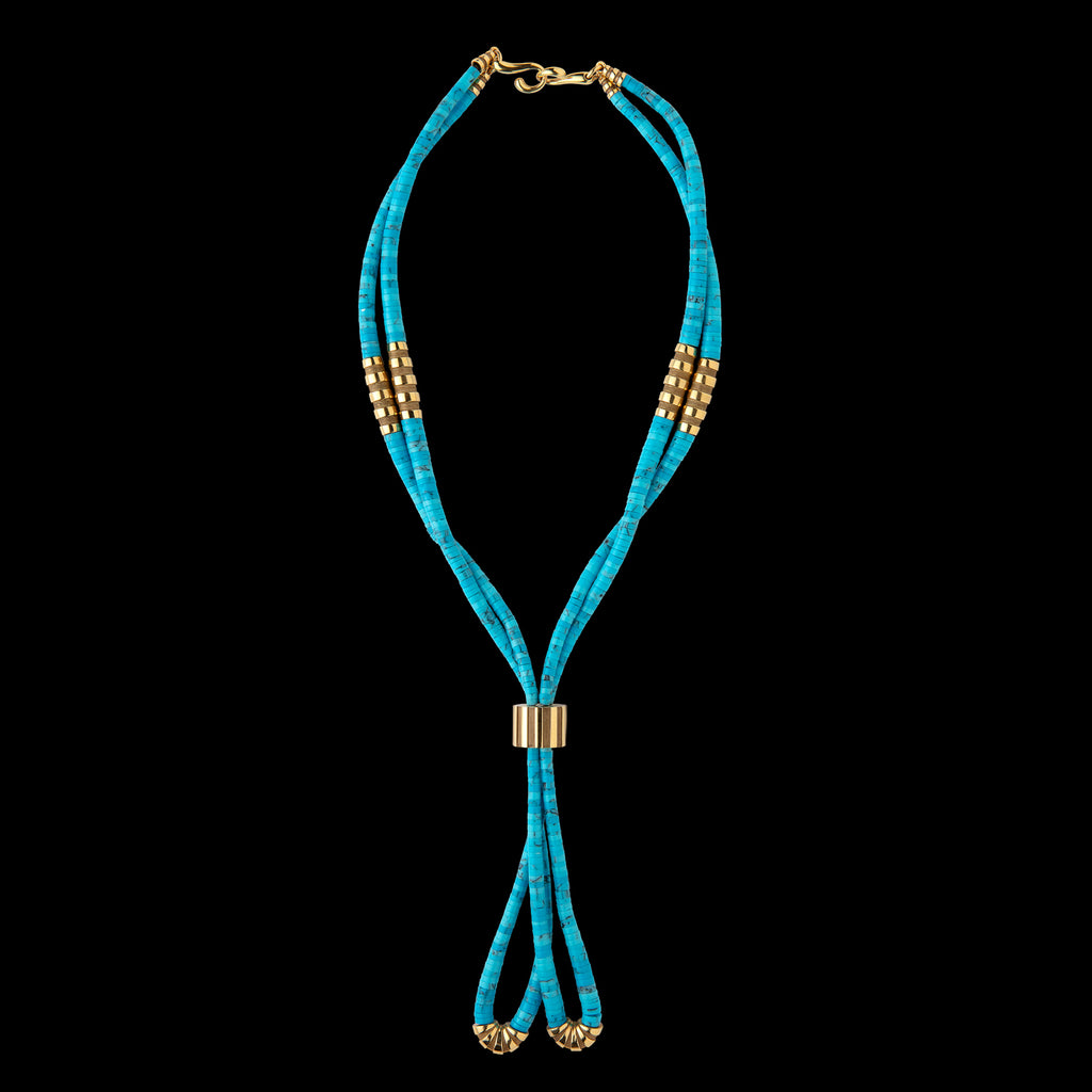 Mauboussin 'Nadja' Turquoise & Gold Necklace