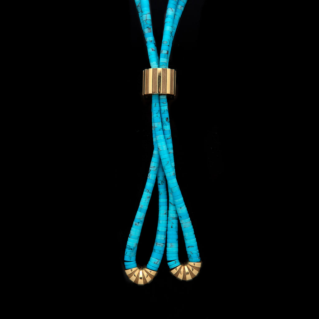 Mauboussin 'Nadja' Turquoise & Gold Necklace
