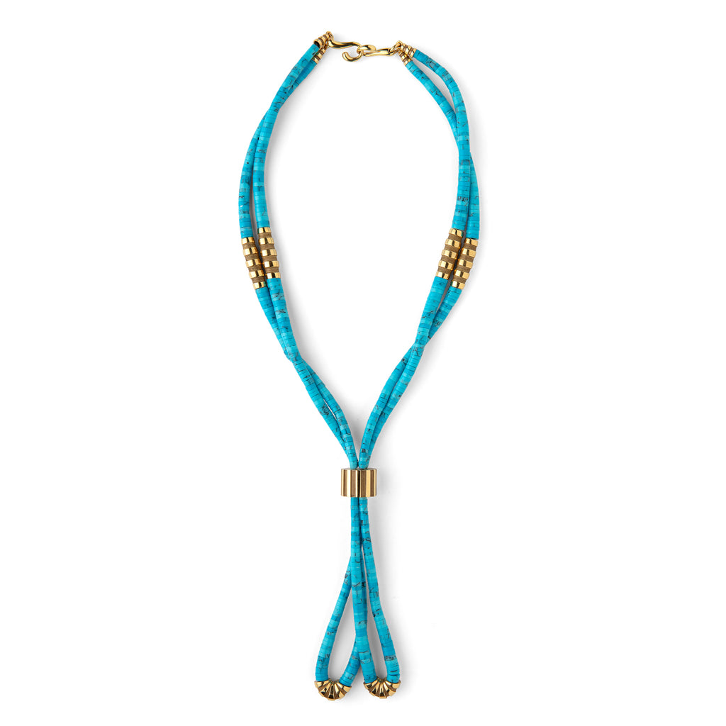 Mauboussin 'Nadja' Turquoise & Gold Necklace