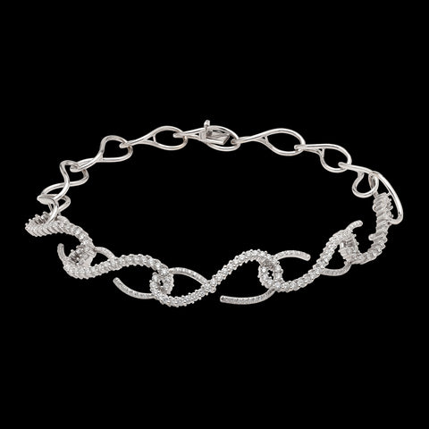 Diamond & 18k White Gold Necklace