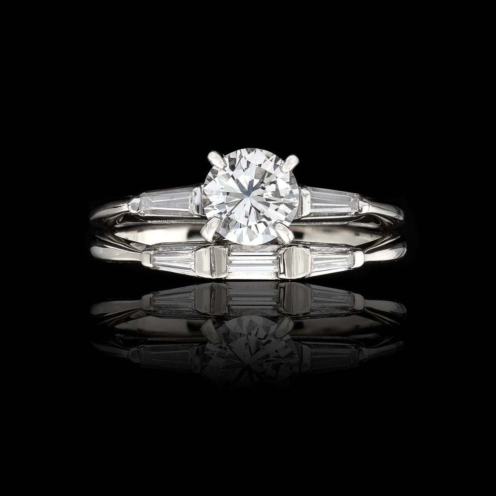 Diamond & White Gold Wedding Set