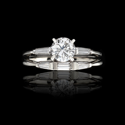 Diamond & White Gold Wedding Set