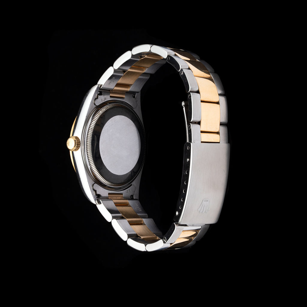 Rolex Gents Mid-Sized Yellow Gold and Stainless Wristwatch