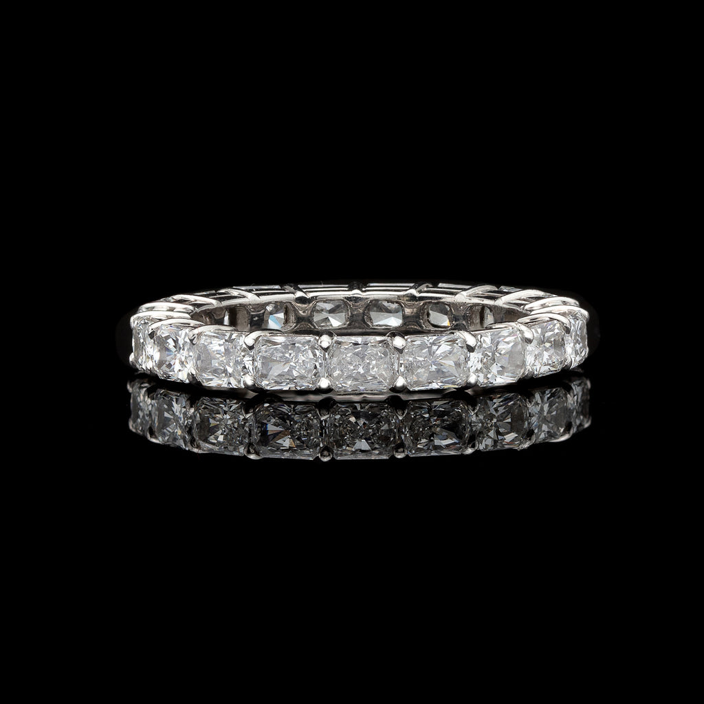 Diamond & Platinum Eternity Band