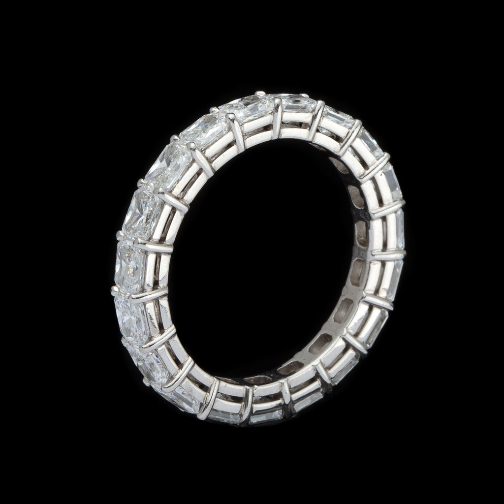 Diamond & Platinum Eternity Band