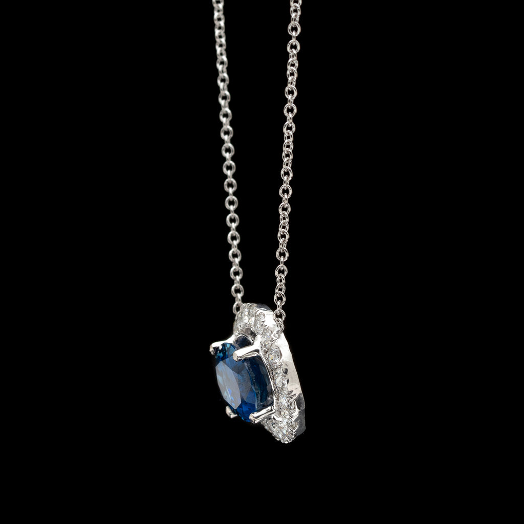 Sapphire & Diamond Necklace