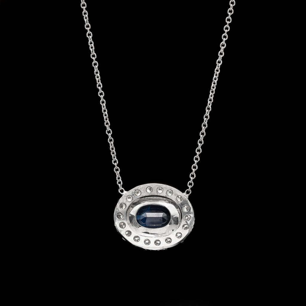 Sapphire & Diamond Necklace
