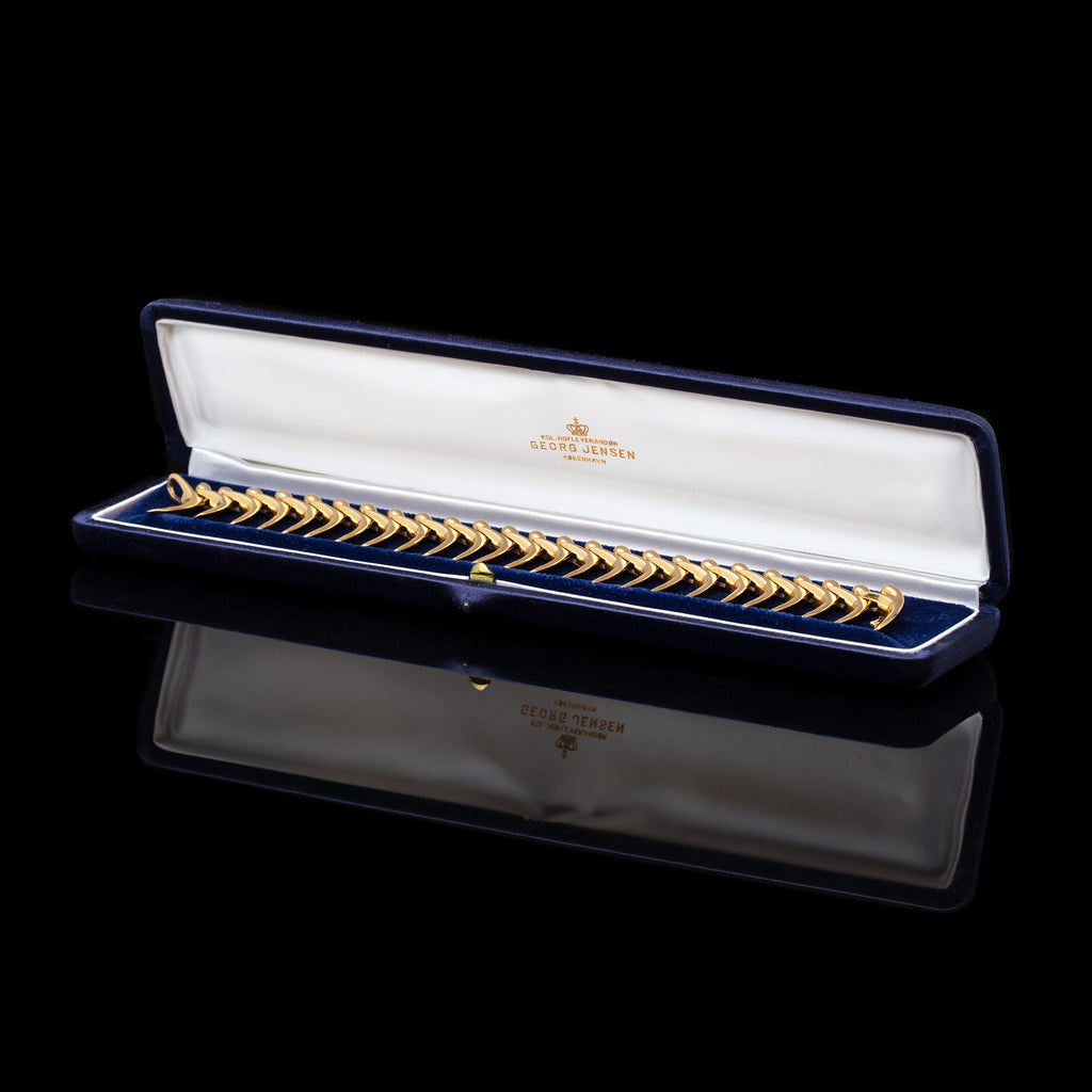 Georg Jensen 18k Gold Link Bracelet, circa 1998