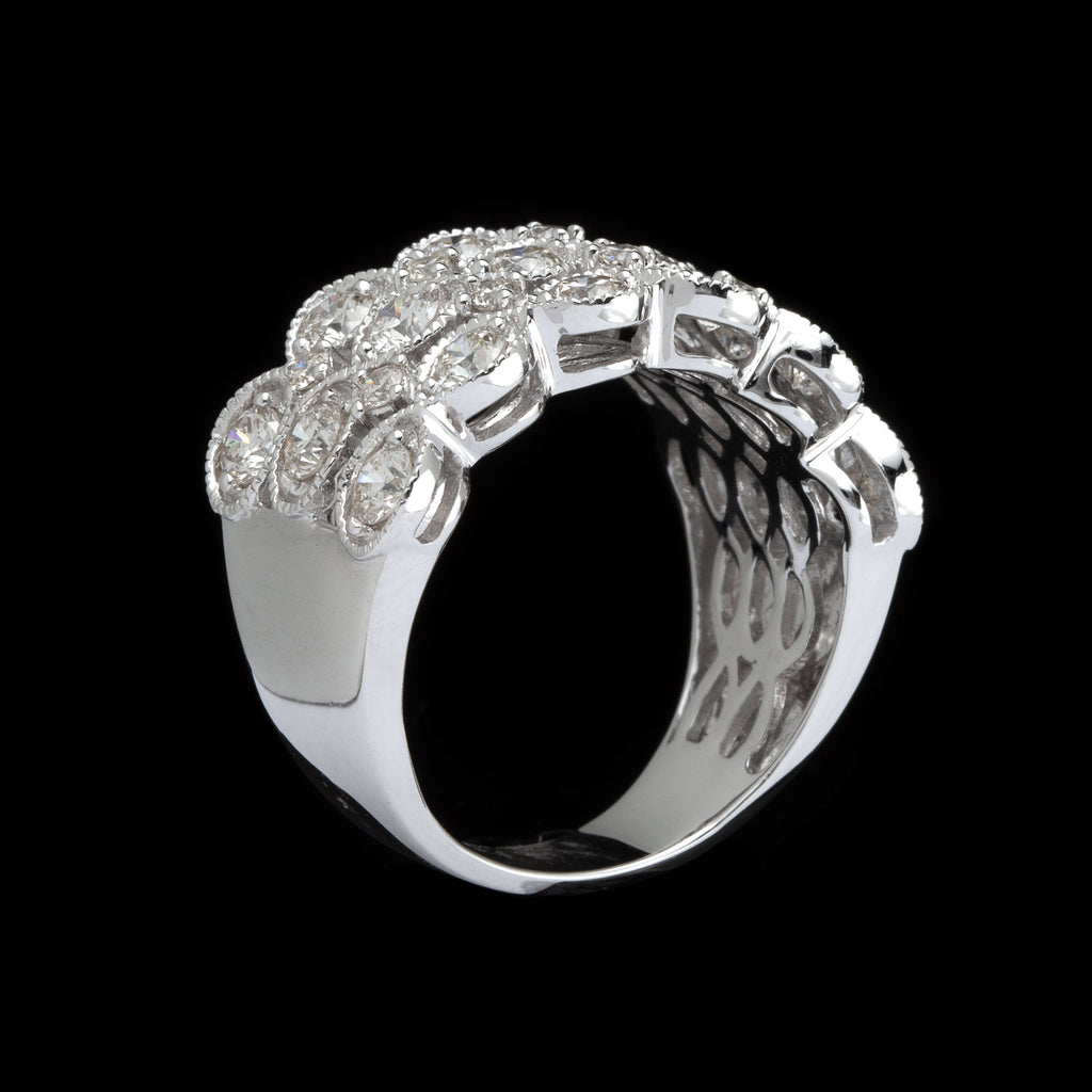 Diamond & 14k White Gold Ring