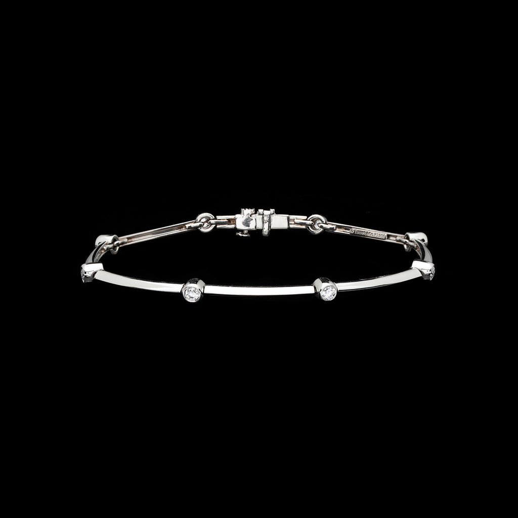 Tiffany & Co. Diamond and Platinum Bracelet