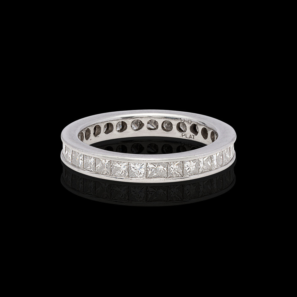 Diamond and Platinum Eternity Band