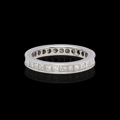 Diamond and Platinum Eternity Band
