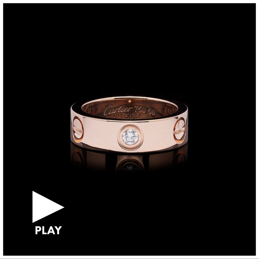 Cartier love ring gold weight best sale