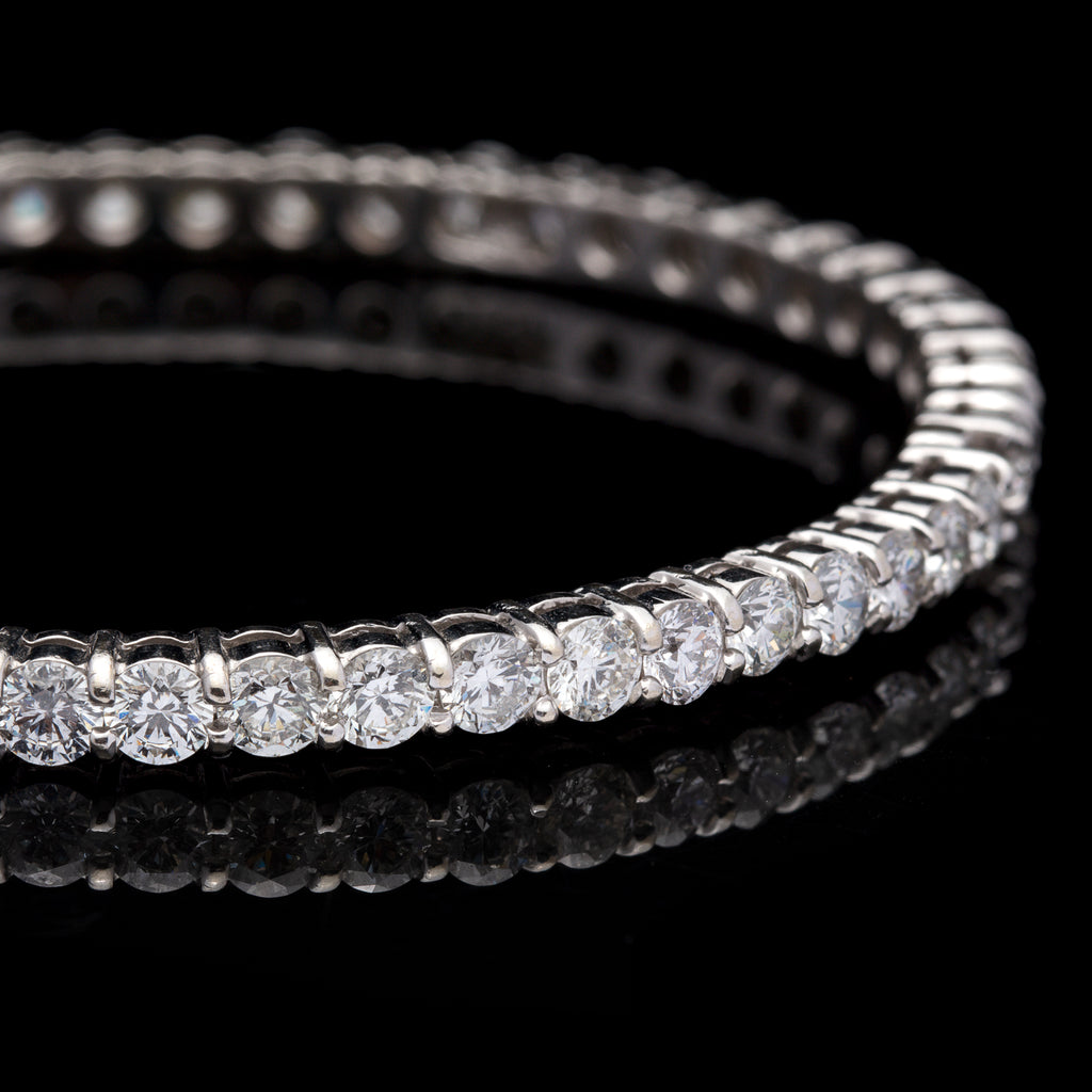 10.00 Carat Diamond Eternity Bangle
