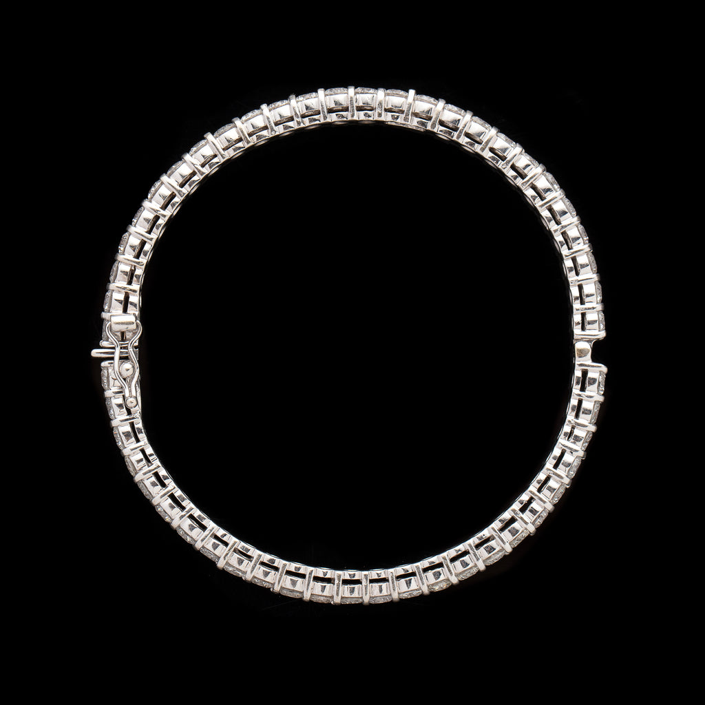 10.00 Carat Diamond Eternity Bangle