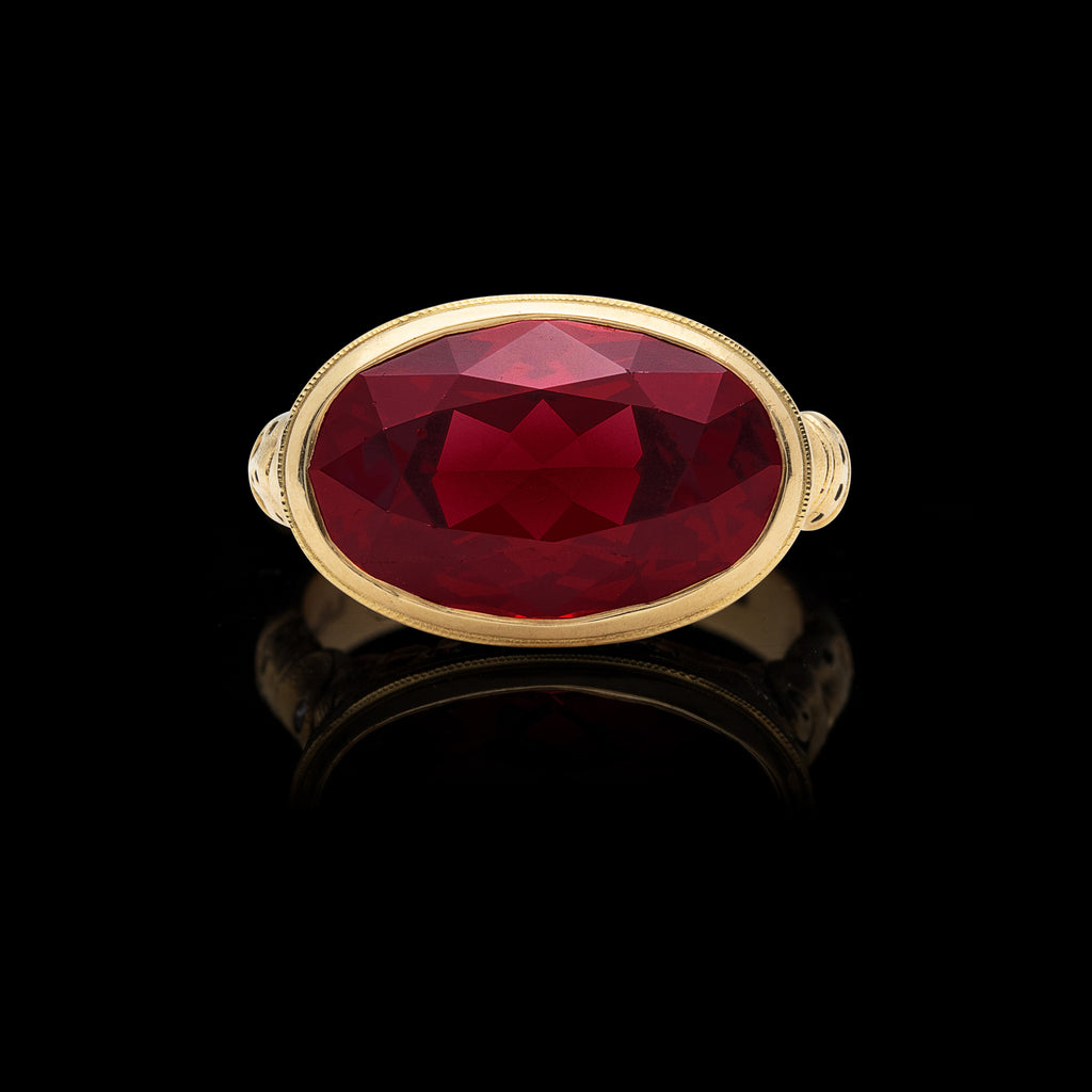 Alex Sepkus "Flora" Garnet & Diamond Ring