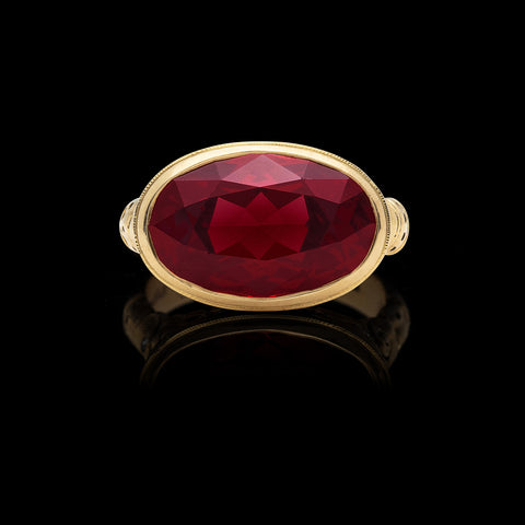 Alex Sepkus "Flora" Garnet & Diamond Ring