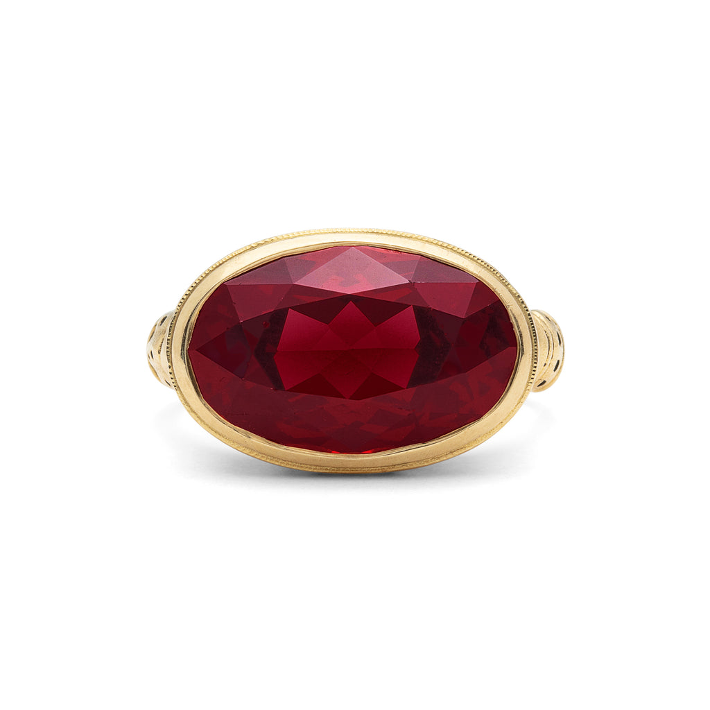Alex Sepkus "Flora" Garnet & Diamond Ring