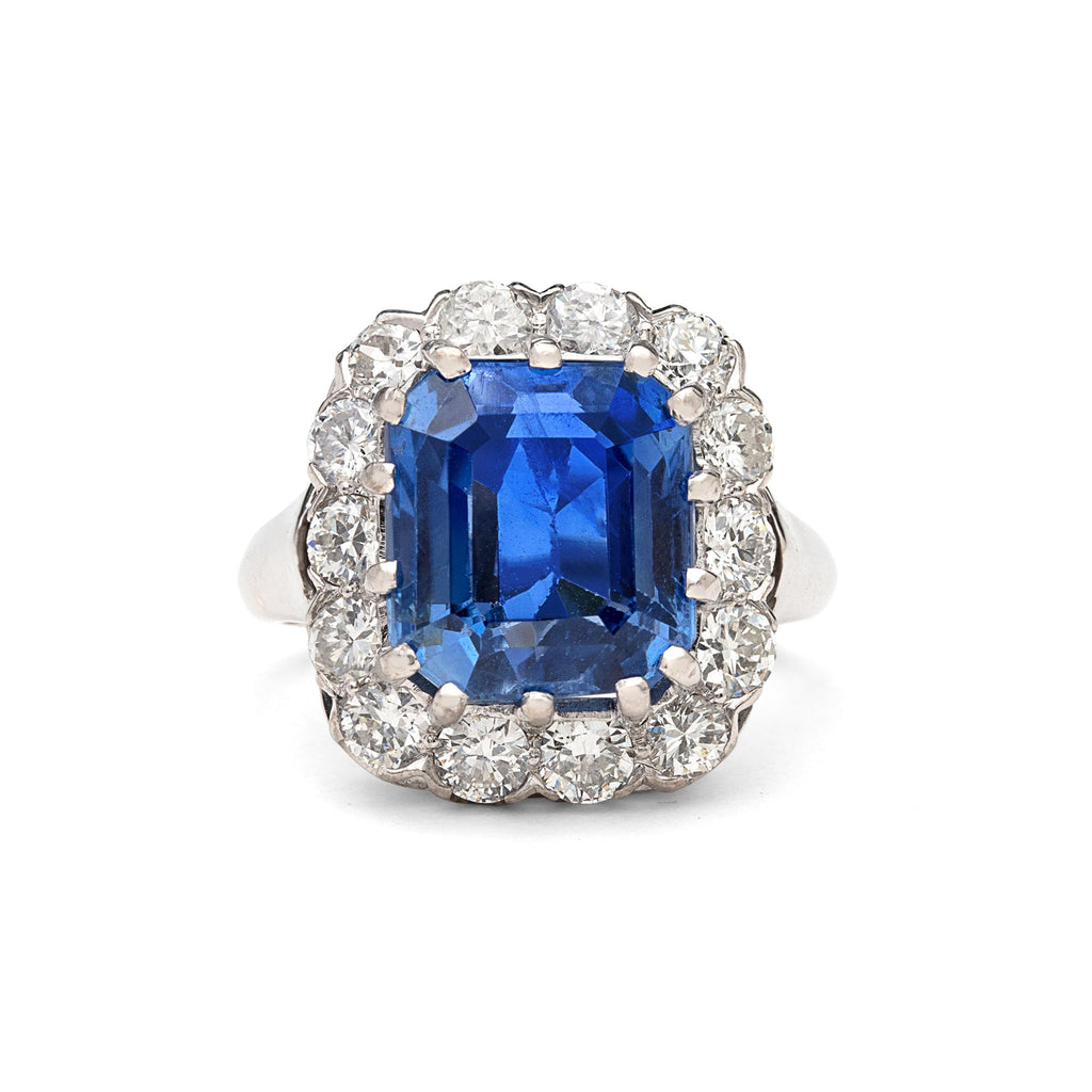 Beautiful GIA 9.00-cts. Unheated Ceylon Sapphire Ring