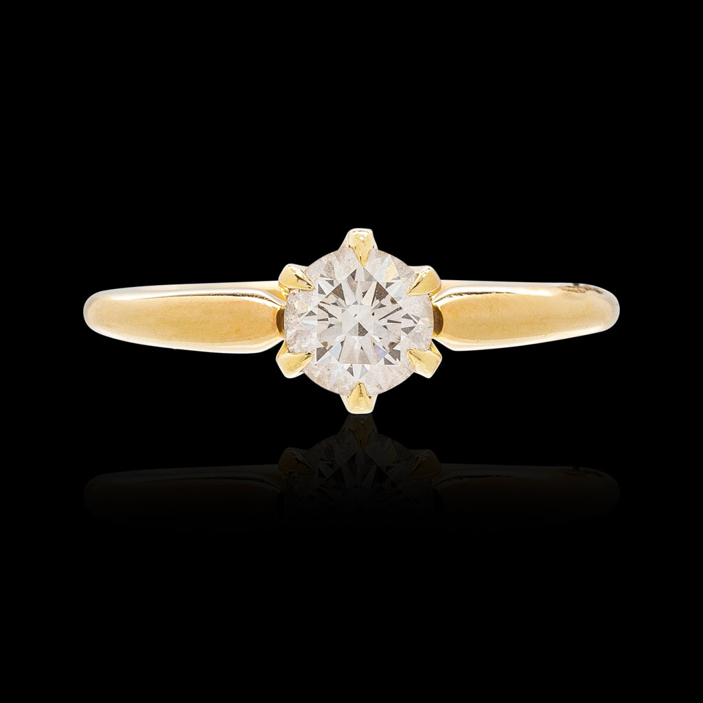 GIA H/SI2 Diamond Engagement Ring