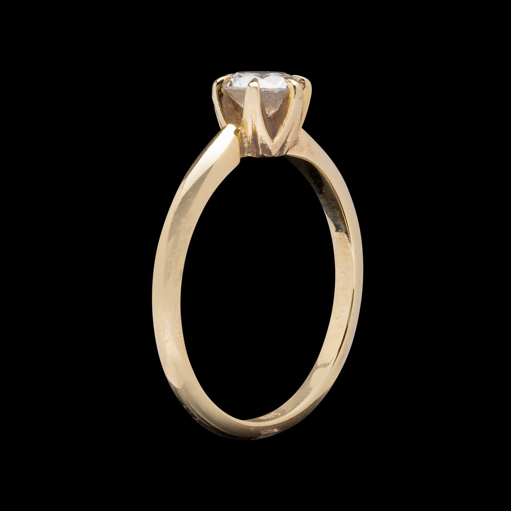 GIA H/SI2 Diamond Engagement Ring