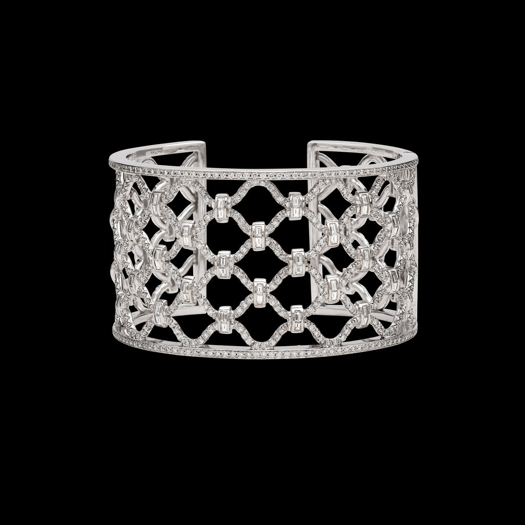 Verdura Diamond 'Kensington' Cuff Bracelet