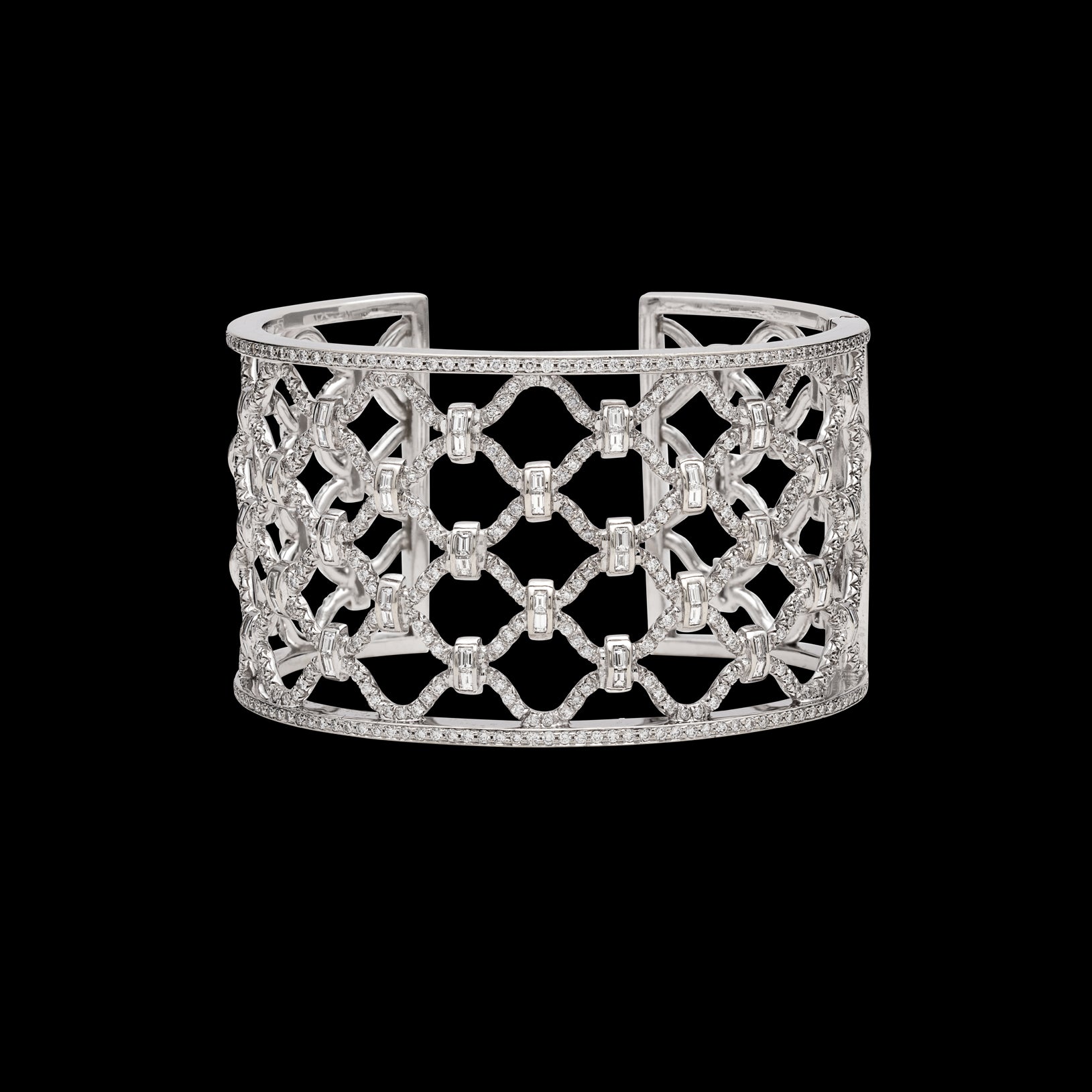 Buy Women's Ruby Diamond Cuff Bracelet Online | Rose Jewellery