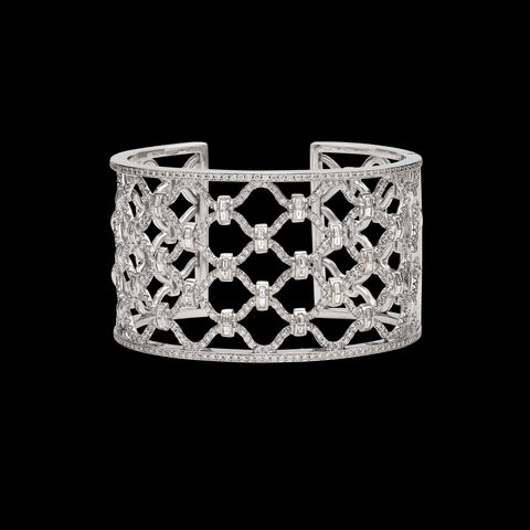 Verdura Diamond 'Kensington' Cuff Bracelet