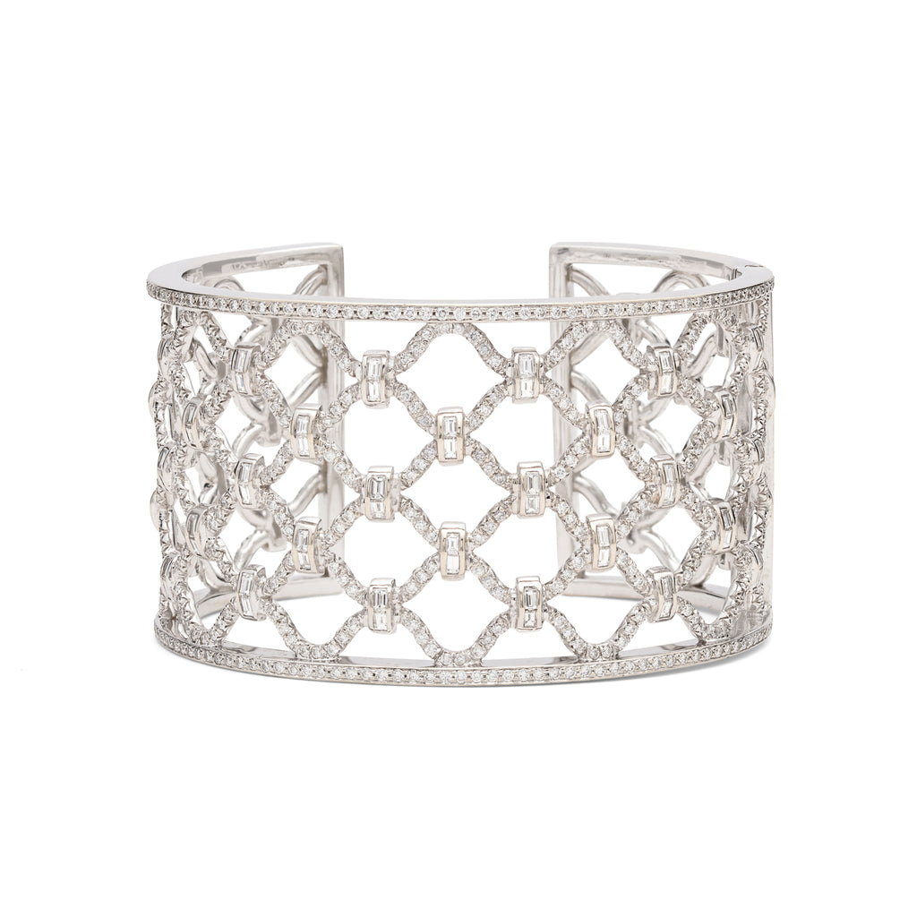 Verdura Diamond 'Kensington' Cuff Bracelet