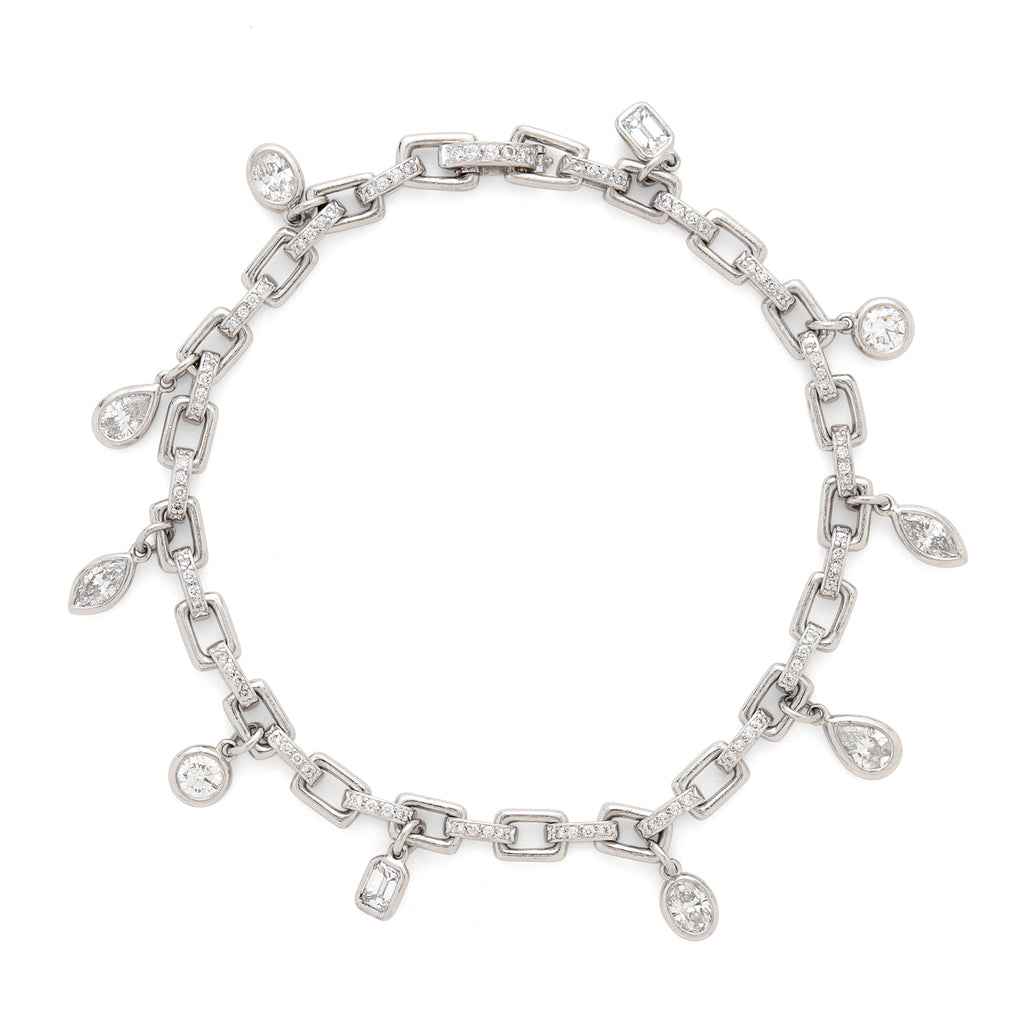 Harry Winston Custom Diamond Charm Bracelet