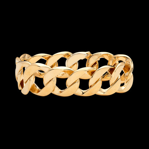 Classic Verdura 18k Gold Curb Link Bracelet